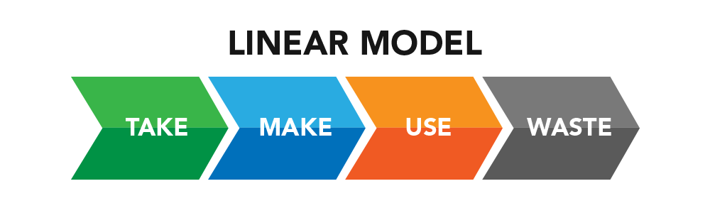 infograph explaining 4 stages of linear model