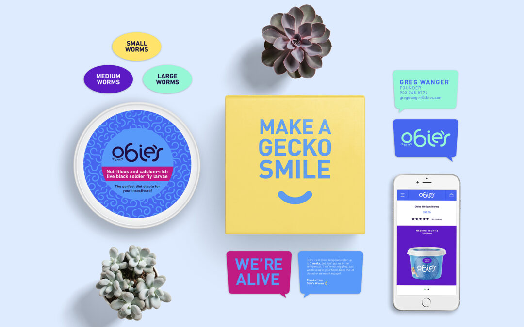 Developing a Brand Case Study: Obie’s Worms