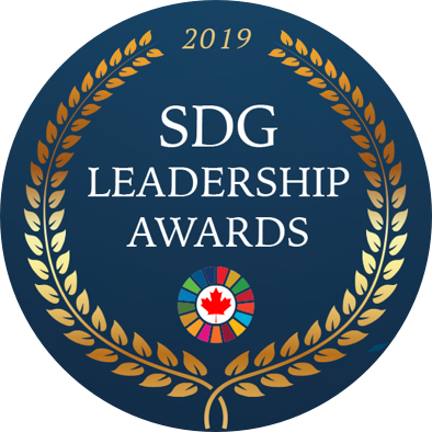 SDG Leadership Award - R&G Strategic Sustainable Marketing UN Global Compact SDG Leadership Award Badge