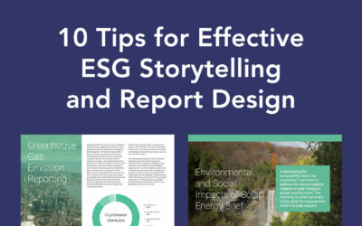 10 Tips for Effective ESG Storytelling and Report Design